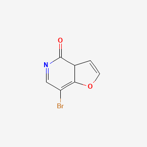 7-bromo-3aH-furo[3,2-c]pyridin-4-one