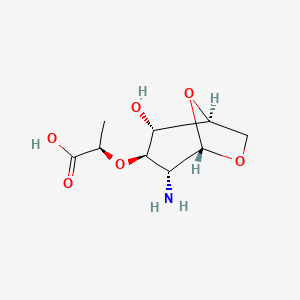 molecular formula C9H15NO6 B1235678 1,6-Anhydromuramic acid CAS No. 82080-93-1