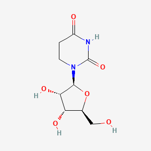 1-[(2S,3S,4R,5S)-3,4-dihydroxy-5-(hydroxymethyl)oxolan-2-yl]-1,3-diazinane-2,4-dione