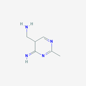 (4-imino-2-methyl-5H-pyrimidin-5-yl)methanamine