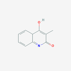 molecular formula C10H9NO2 B12356816 4-hydroxy-3-methyl-4aH-quinolin-2-one 