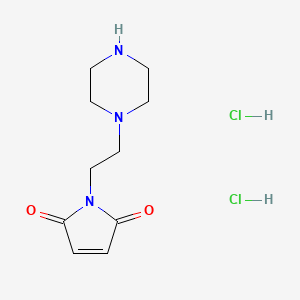 1-[2-(Piperazin-1-yl)ethyl]-2,5-dihydro-1H-pyrrole-2,5-dione dihydrochloride