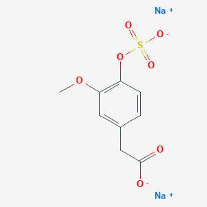 molecular formula C9H8Na2O7S B12356871 Homovanillic Acid Sulfate Sodium Salt 