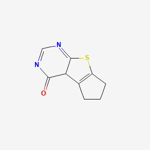 7-Thia-9,11-diazatricyclo[6.4.0.02,6]dodeca-2(6),8,10-trien-12-one