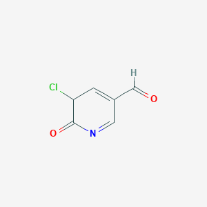 3-chloro-2-oxo-3H-pyridine-5-carbaldehyde