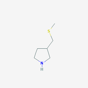 3-(Methylsulfanylmethyl)pyrrolidine