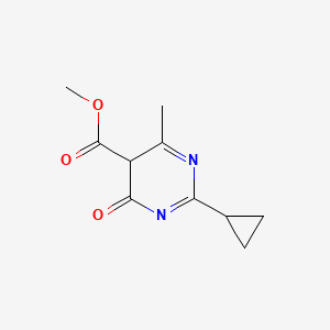 methyl 2-cyclopropyl-4-methyl-6-oxo-5H-pyrimidine-5-carboxylate