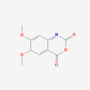 molecular formula C10H9NO5 B12356987 6,7-dimethoxy-6H-3,1-benzoxazine-2,4-dione 