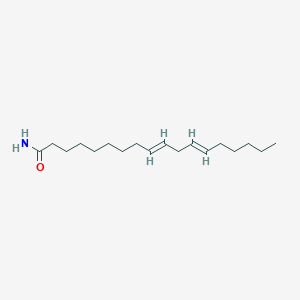 molecular formula C18H33NO B1235700 (9E,12E)-9,12-十八碳烯酰胺 CAS No. 3072-13-7