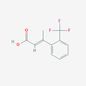 3-[2-(Trifluoromethyl)phenyl]but-2-enoicacid