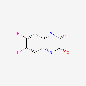 molecular formula C8H2F2N2O2 B12357044 6,7-Difluoroquinoxaline-2,3-dione 