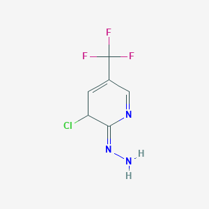 (Z)-[3-chloro-5-(trifluoromethyl)-3H-pyridin-2-ylidene]hydrazine