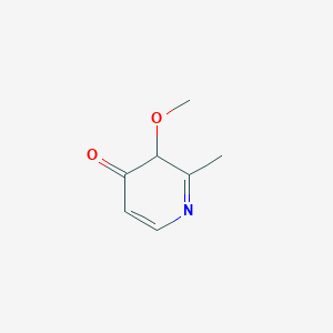 molecular formula C7H9NO2 B12357076 3-methoxy-2-methyl-3H-pyridin-4-one 