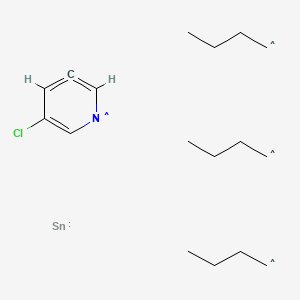 molecular formula C17H30ClNSn B12357100 CID 134690632 