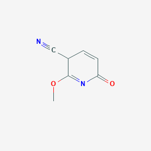 molecular formula C7H6N2O2 B12357129 3-Pyridinecarbonitrile, 1,6-dihydro-2-methoxy-6-oxo- 