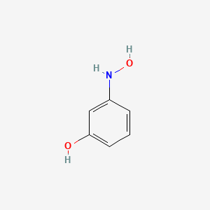 molecular formula C6H7NO2 B1235714 3-(羟氨基)苯酚 CAS No. 10603-61-9