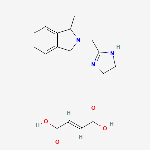 (E)-but-2-enedioic acid;2-(4,5-dihydro-1H-imidazol-2-ylmethyl)-1-methyl-1,3-dihydroisoindole