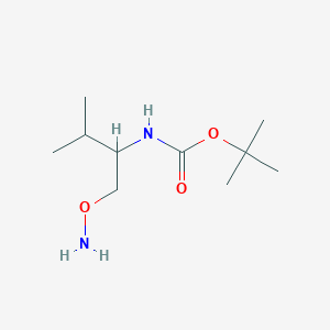 Tert-butyl [1-aminooxy)-3-methylbutan-2-yl]carbamate