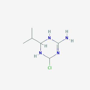 1,3,5-Triazin-2-amine, 4-chloro-6-(1-methylethyl)-