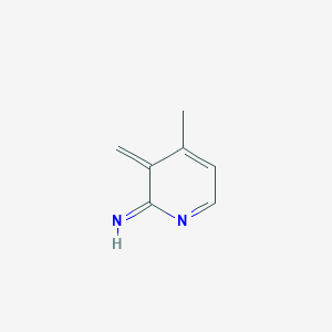 molecular formula C7H8N2 B12357159 4-Methyl-3-methylidenepyridin-2-imine 