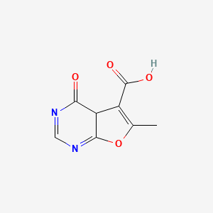 6-methyl-4-oxo-4aH-furo[2,3-d]pyrimidine-5-carboxylic acid