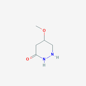 molecular formula C5H10N2O2 B12357224 5-Methoxydiazinan-3-one 