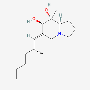 molecular formula C16H29NO2 B1235723 Allopumiliotoxin 267a CAS No. 73376-38-2