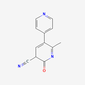 6-methyl-2-oxo-5-pyridin-4-yl-3H-pyridine-3-carbonitrile