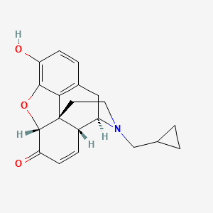 molecular formula C20H21NO3 B1235728 N-(Cyclopropylmethyl)normorphinone CAS No. 91265-68-8