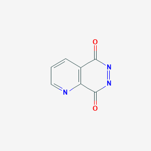 molecular formula C7H3N3O2 B12357282 Pyrido[2,3-d]pyridazine-5,8-dione CAS No. 91533-15-2