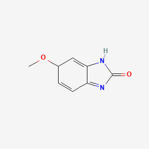 molecular formula C8H8N2O2 B12357286 6-Methoxy-1,6-dihydrobenzimidazol-2-one 