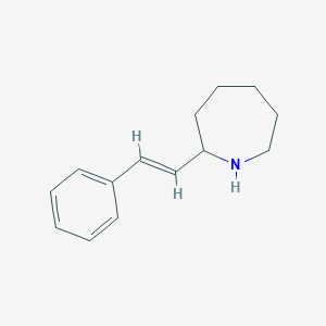 2-(2-Phenylethenyl)azepane