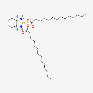 [(1R,2R)-2-azanidylcyclohexyl]azanide;platinum(4+);tetradecanoate