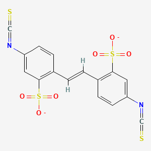 molecular formula C16H8N2O6S4-2 B1235734 4,4'-Diisothiocyanostilbene-2,2'-disulfonate 