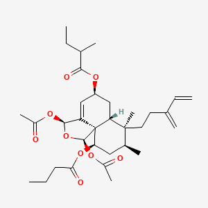 molecular formula C33H48O9 B1235736 Caseamembrin M 