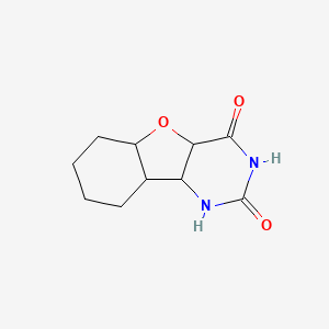 4a,5a,6,7,8,9,9a,9b-octahydro-1H-[1]benzofuro[3,2-d]pyrimidine-2,4-dione