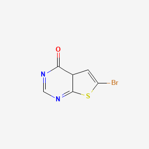 6-bromo-4aH-thieno[2,3-d]pyrimidin-4-one