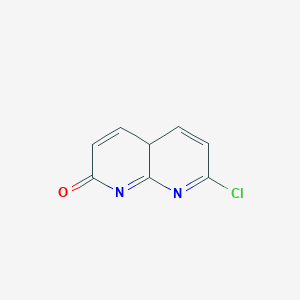 molecular formula C8H5ClN2O B12357449 1,8-Naphthyridin-2(1H)-one, 7-chloro- 