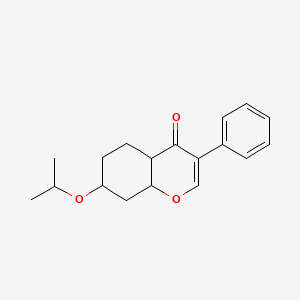 3-Phenyl-7-propan-2-yloxy-4a,5,6,7,8,8a-hexahydrochromen-4-one