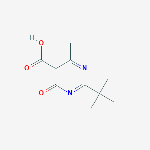 2-tert-butyl-4-methyl-6-oxo-5H-pyrimidine-5-carboxylic acid