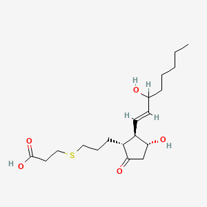 molecular formula C19H32O5S B1235747 4-Thiaprostaglandin E1 CAS No. 83010-28-0