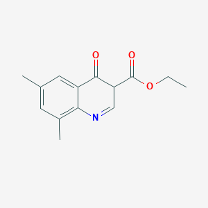 ethyl 6,8-dimethyl-4-oxo-3H-quinoline-3-carboxylate