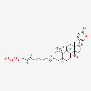 molecular formula C31H44O9 B1235752 Bovoside CAS No. 11028-14-1