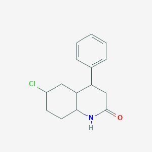 6-chloro-4-phenyl-3,4,4a,5,6,7,8,8a-octahydro-1H-quinolin-2-one