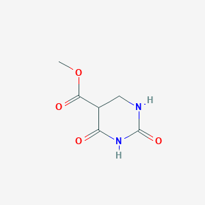 molecular formula C6H8N2O4 B12357553 Methyl 2,4-dioxohexahydropyrimidine-5-carboxylate 