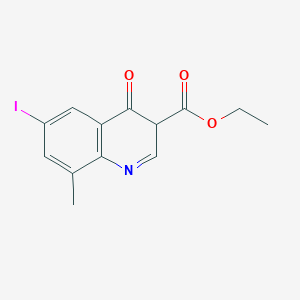 ethyl 6-iodo-8-methyl-4-oxo-3H-quinoline-3-carboxylate