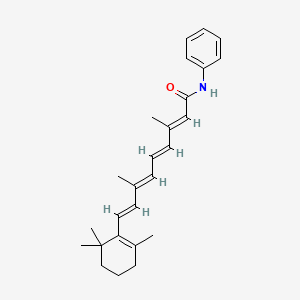 molecular formula C26H33NO B1235762 N-Phenylretinamide CAS No. 33631-48-0