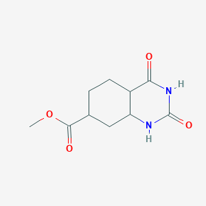 methyl 2,4-dioxo-4a,5,6,7,8,8a-hexahydro-1H-quinazoline-7-carboxylate