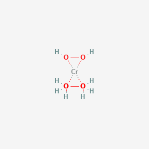 molecular formula CrH8O8 B1235770 Tetraperoxidochromate(2-) 