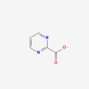 molecular formula C5H3N2O2- B12357736 Pyrimidine-2-carboxylate 